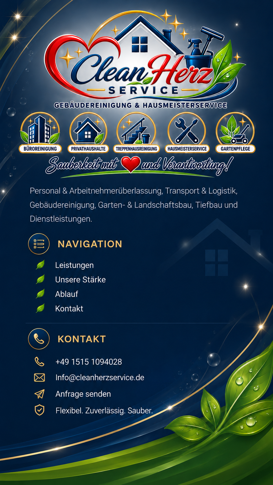 Clean Herz Service – Gebäudereinigung & Hausmeisterservice